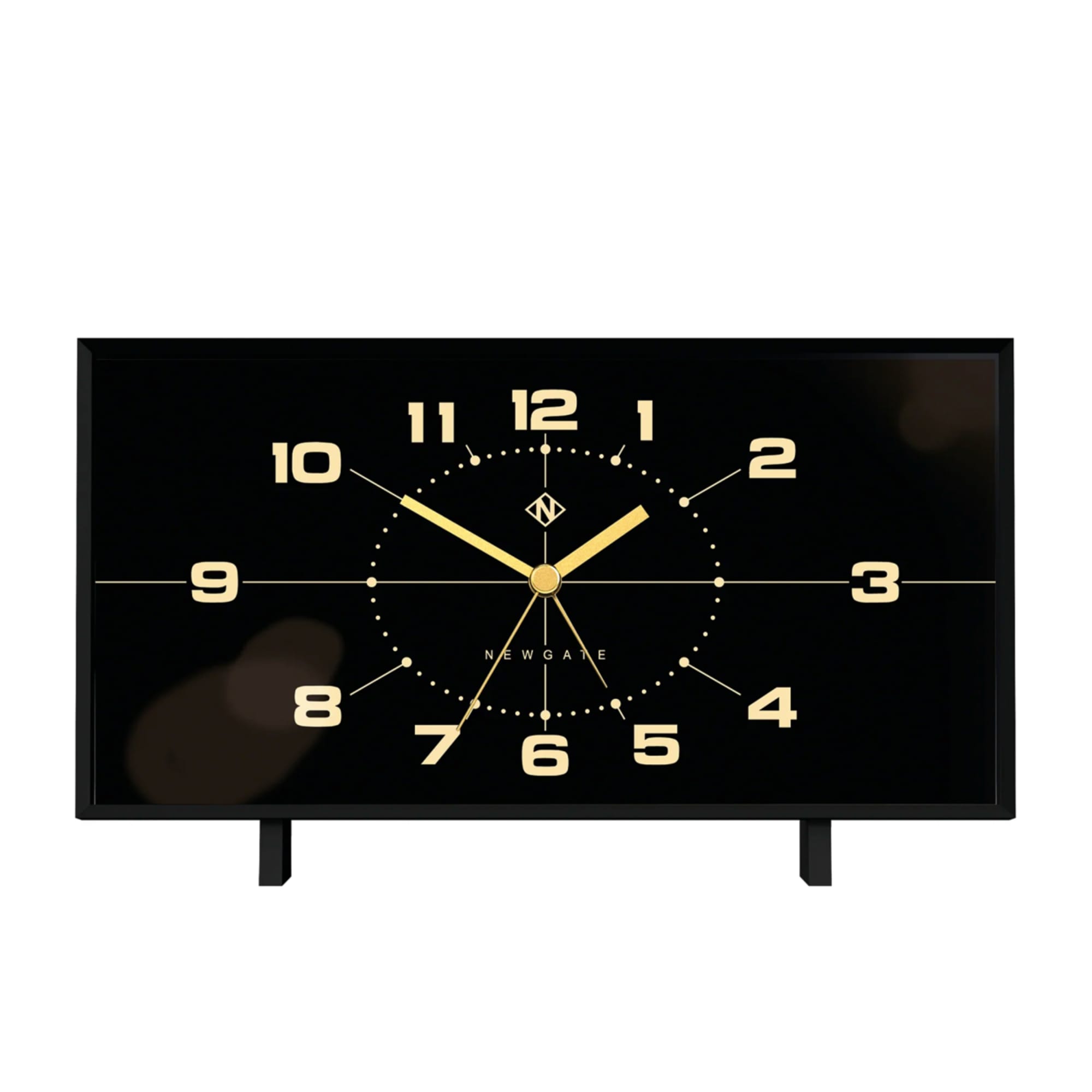 Newgate Wideboy Alarm Clock Reverse Dial Black Kitchen Warehouse™